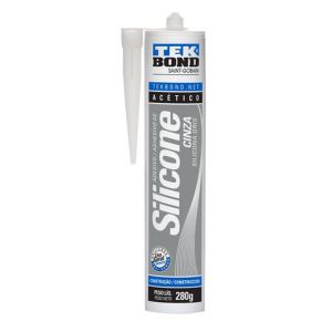 Silicone Acético Tekbond 280g Cinza