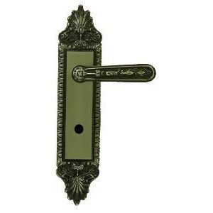 Fechadura Espelho para Banheiro Colonial 40mm Latão Oxidado 4800/100 Aliança