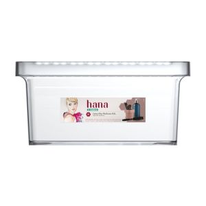 Caixa Alta c/Tampa Hana M Cristal 8,5L 20x31,5x15,2cm