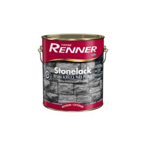 Verniz Stonelack Resina Acrílica para Pedras 3,6L Incolor Renner