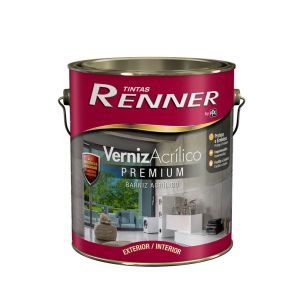 Verniz Acrílico 3,6L Interno e Externo Incolor Renner