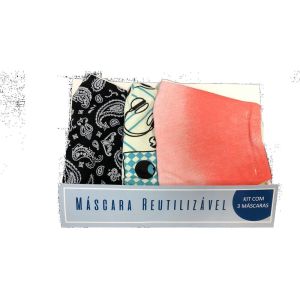 Máscara Facial Reutilizável de Algodão Evolutex