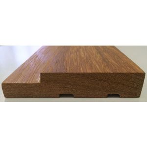 Jogo Batente/Caixilho Madeira Angelim 15cm Madeireira Real Park