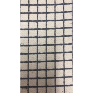 Almofada Jacquard 43x43cm Cinza Diagonal
