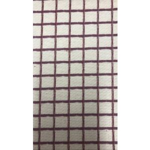 Almofada Jacquard 43x43cm Vermelho Diagonal