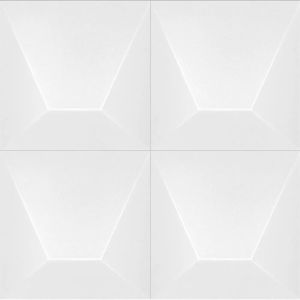 Revestimento Parede Block White Retificado Acetinado 15,4x15,4 Roca