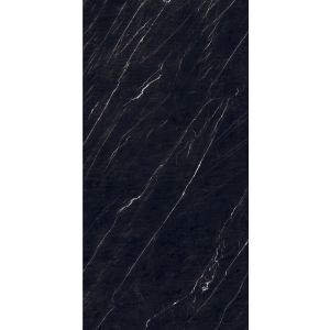 Porcelanato Nero Marquina Retificado Polido 120x240 Málaga