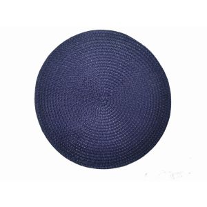 Lugar Americano Labirinto Redondo 38cm Azul Casa&Ideia