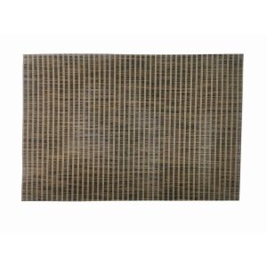 Lugar Americano Casa&Ideia Linen 45x30cm Marrom Escuro