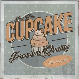 Tozzeto Gourmet Cupcake 20x20cm Esmaltado Bold Pierini