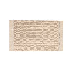 Tapete Diamante 50x70cm Rafia Artesanal Teares