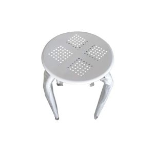 Banqueta Coin 43x30cm Branco Diagonal
