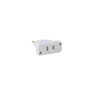 Plugue Adaptador Force Line 2P 10A Branco