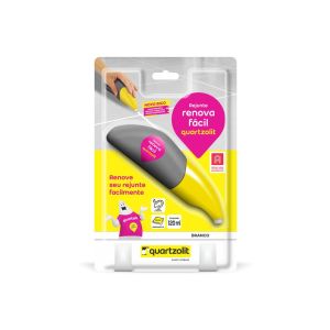 Tinta para Rejunte Quartzolit Renova Fácil Preto Grafite 120ml