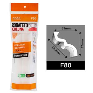 Rodateto Epex F80 Decorativa 7,3x6,5x24cm FBDF80CO