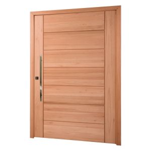 Porta Pivotante Madeira Eucalipto Grandis Cruzeiro Quartier Neo 2,10x1,00m
