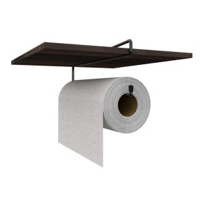 Suporte para Papel Toalha Elegance Preto Dicarlo