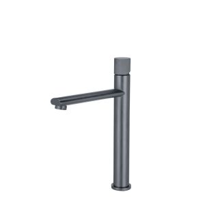Torneira Misturador Monocomando para Banheiro de Mesa Bica Alta 1/2" Senda Cinza Addra