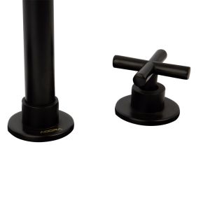 Torneira Misturador para Banheiro de Mesa Bica Alta 1/2" Trento Preto Addra