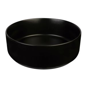 Cuba para Banheiro de Apoio Louça Redonda Preta 36cm Addra