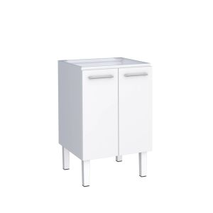 Balcão com Tanque Branco Aço Max 60cm Cozimax