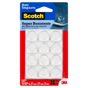 Proteto Anti-Impacto 3M Redondo 31x5mm 12 Peças