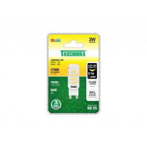 Lâmpada LED Taschibra Bipino 3W G9 2700K