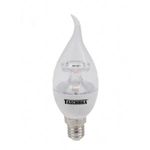 Lâmpada LED Taschibra Vela Bico Torcido E14/E27 3W 2700K