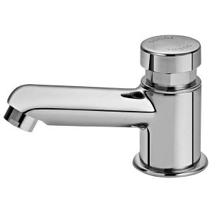 Torneira para Banheiro de Mesa Bica Baixa 1/2" Compact Pressmatic Cromado Docol