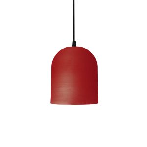 Pendente Taschibra 1 Lâmpada Mug E27 Vermelho Fosco