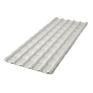 Telha PVC Tubozan Plan 88x242cm Concreto