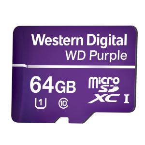 Micro SD Intelbras WD Purple 64GB 32TBW