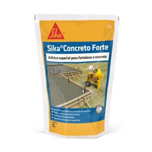 Aditivo Concreto Forte 1 Litros Marrom Escuro Sika