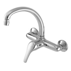 Torneira Misturador Monocomando de Parede para Cozinha Meber 7006 C70 1/2" Cromado