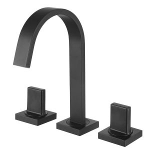 Torneira Misturador de Banheiro Axiom Slim 26304.0.49 Preto Fosco 1/2" Meber