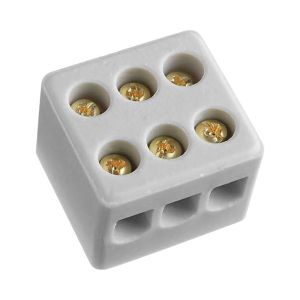 Conector Múltiplo 10mm Tripolar Cinza Bemfixa