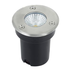 Spot LED Floor 37908 5W 3000K Preto Luz Amarela Bronzearte