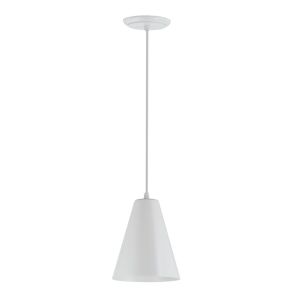 Pendente Dital 1 Lâmpada Loft E27 Branco 312/1 BR