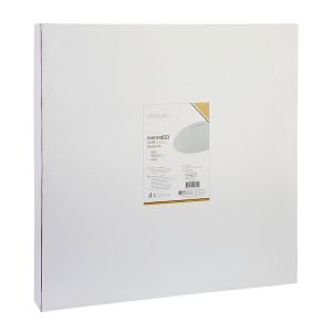 Plafon LED Slim 50W 6500K 50cm Redondo Luz Branca Vitralux