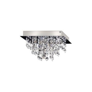 Plafon Bronzearte 1 Lâmpada Itália 37699 G9 Cromo