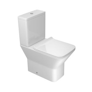 Kit Vaso Sanitário com Caixa Acoplada Acionamento Duplo 3/6L Living Branco Deca