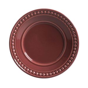Prato de Sobremesa Porto Brasil Atenas 20,5cm Roxo