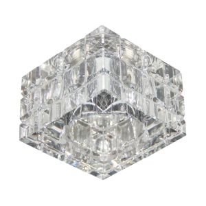 Spot Blumenau Iluminação Cristal G9 Embutir Transparente