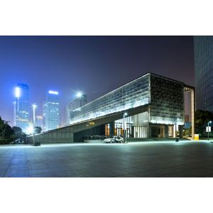Refletor LED Slim 30 Fosco Luz Amarela 30W 3000K Preto Avant