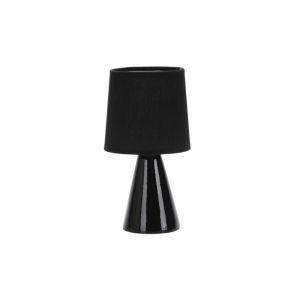 Abajur 1 Lâmpada Pottery E27 25cm Preto Taschibra