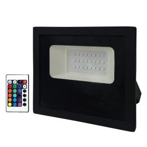 Refletor LED Taschibra 10W TR RGB Preto
