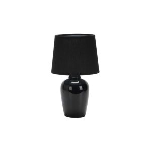 Abajur 1 Lâmpada Pottery E27 32cm Preto Taschibra