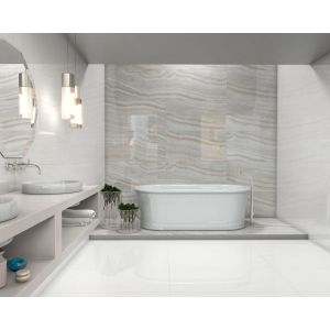 Porcelanato Branco Retificado Polido 82x82 Damme