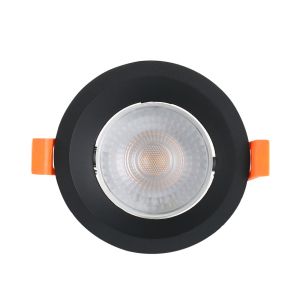 Spot Recuado Embutir LED Redondo Preto 6w 6.500k Luz Branco Frio Blumenau Iluminação