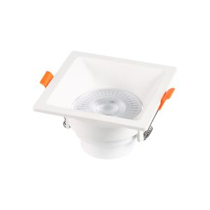Spot Recuado Embutir LED Quadrado Branco 6w 6.500k Luz Branco Frio Blumenau Iluminação